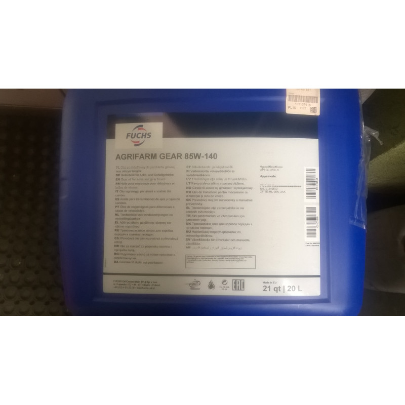 Olej GEAR 85W140 20L